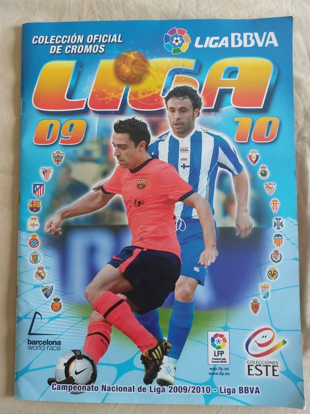 Álbum de cromos liga 09/10 colecciones este