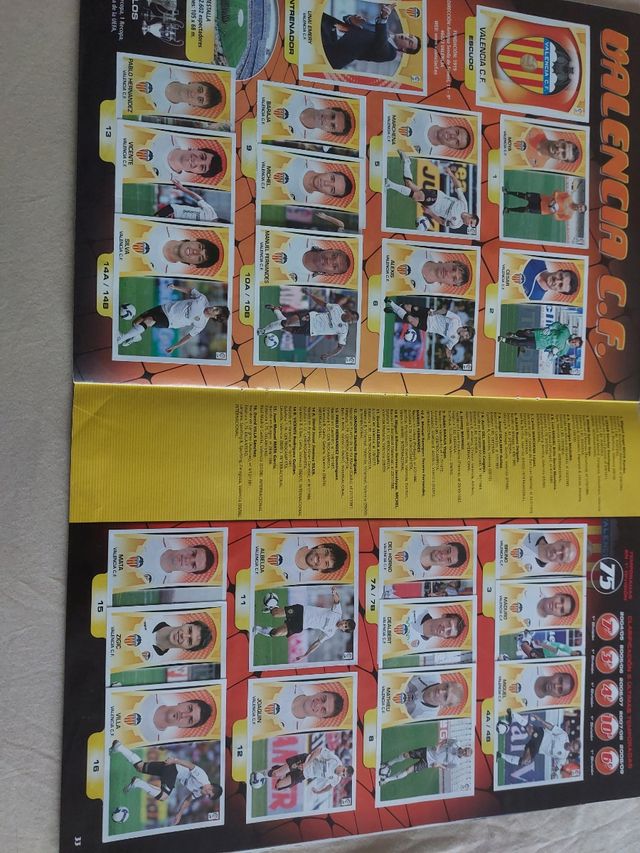 Álbum de cromos liga 09/10 colecciones este