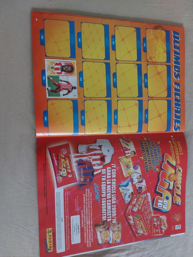 Álbum de cromos liga 09/10 colecciones este