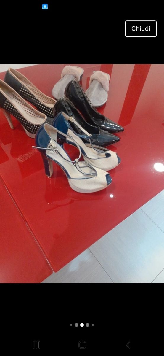 4 paia scarpe tacchi alti