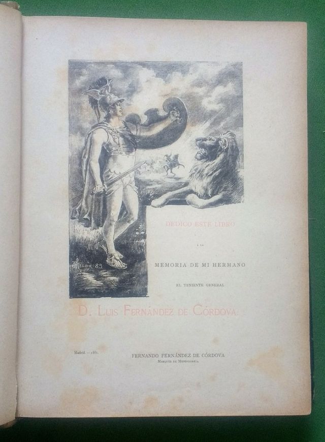 Mis Memorias Intimas - Fernandez de Cordova - 1886