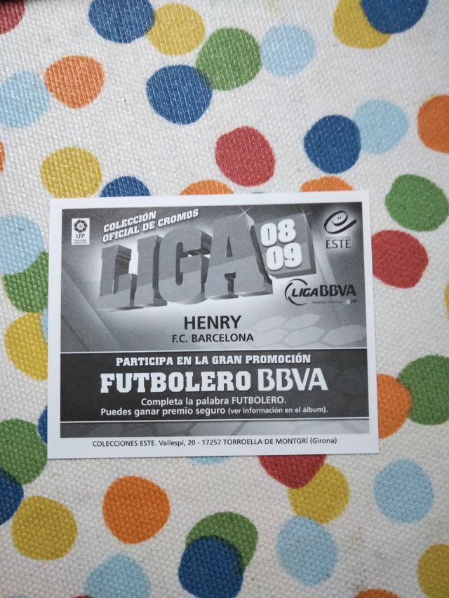 Henry FCBarcelona 08/09. Perfecto estado