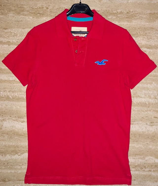 Polo color rojo Marca Hollister Talla L