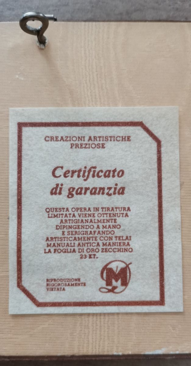 Miniatura italiana 23 quilates