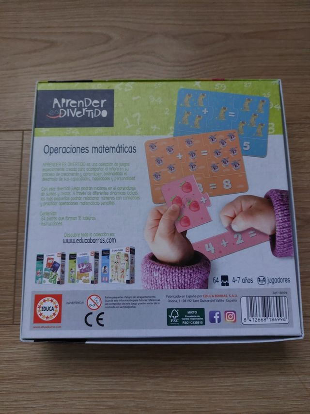 Educa. Operaciones matemáticas