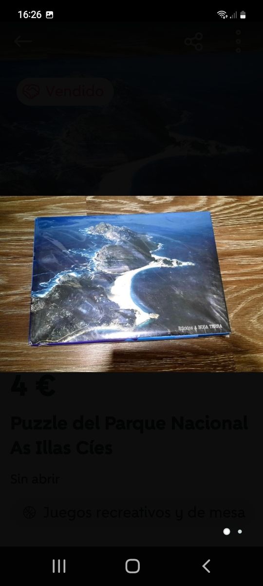 Puzzle das illas Cíes