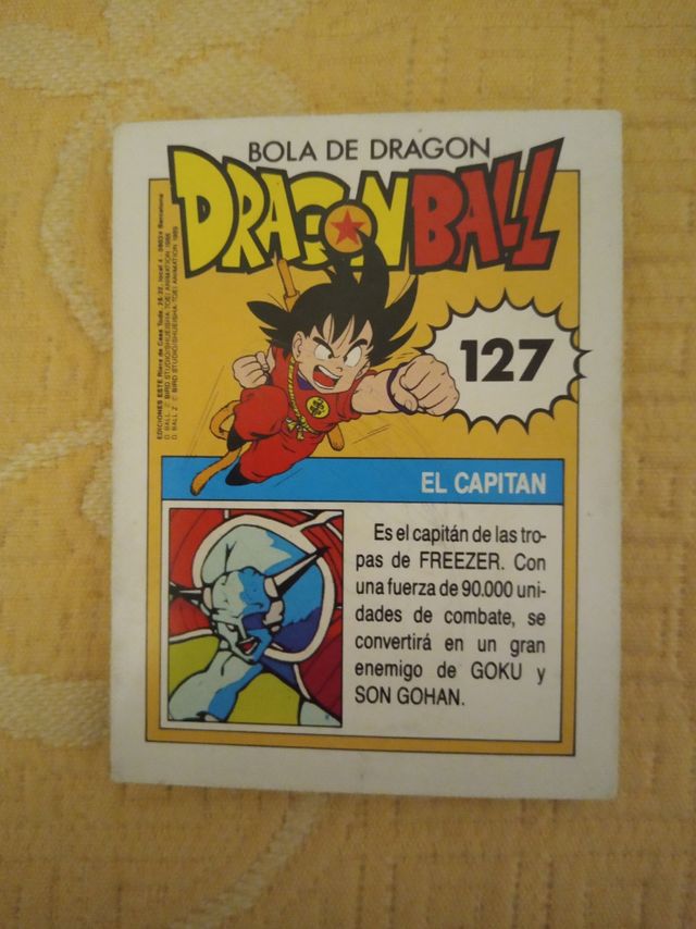 Cromos tarjetas Dragon Ball