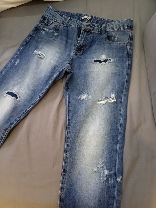 Pantalón boyfriend.