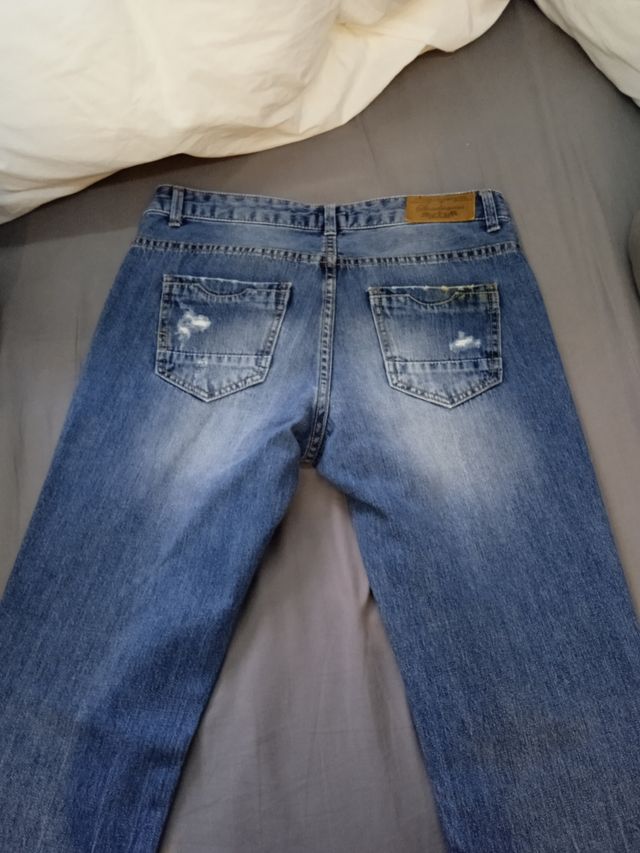 Pantalón boyfriend.