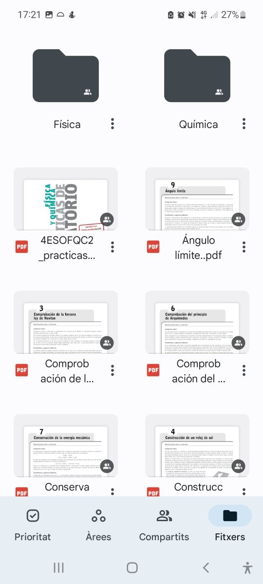 material oposición secundaria Física y química