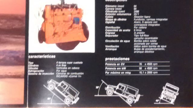 4x4 UMM Jabato (Peugeot2.3)  Catalögo