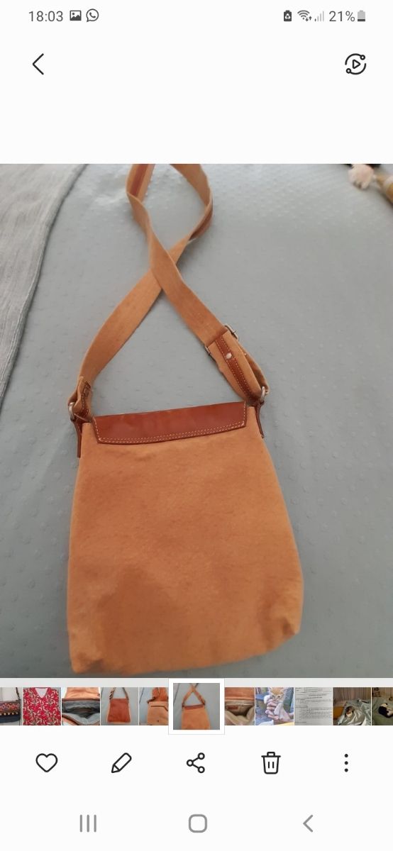 Bolso de hombro caballero