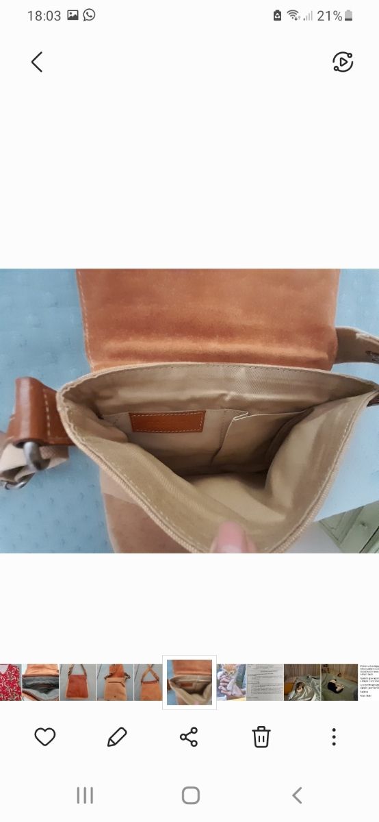 Bolso de hombro caballero