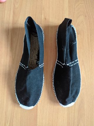 Alpargatas negras talla 39