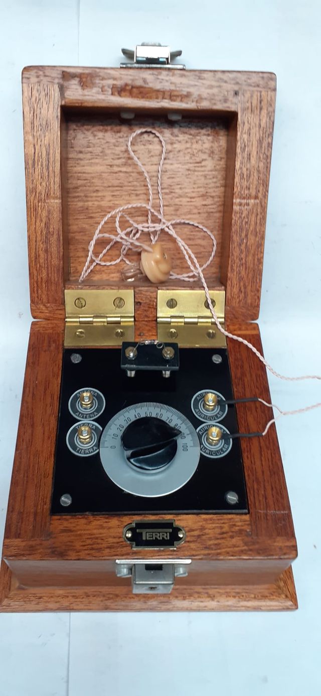 Radio Galena Terri con detector de Germanio