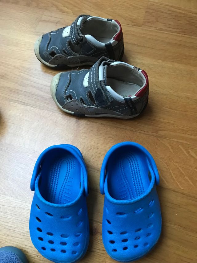 Lote calzado zapatos talla 19-20 niño kickers Adid