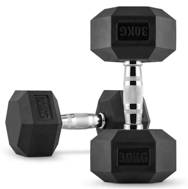 Mancuernas hexagonales Hexbell Mancuerna dumbbell