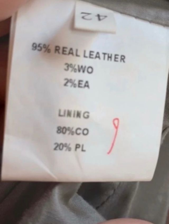 Giubbotto pelle modello motociclista