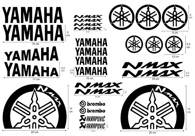 PEGATINAS personalizadas Nmax