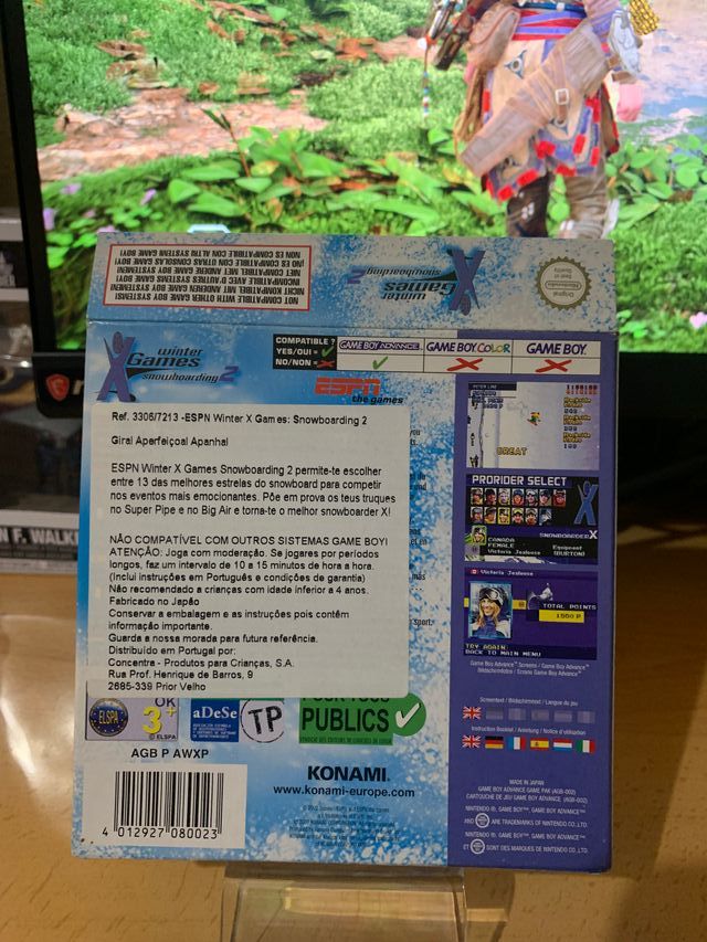 Juego gameboy winter games snowboarding 2
