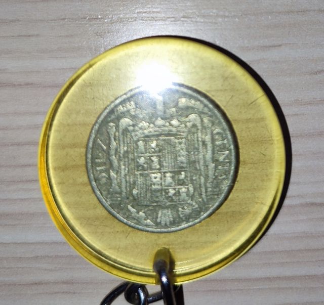 Moneda cinco céntimos 1941