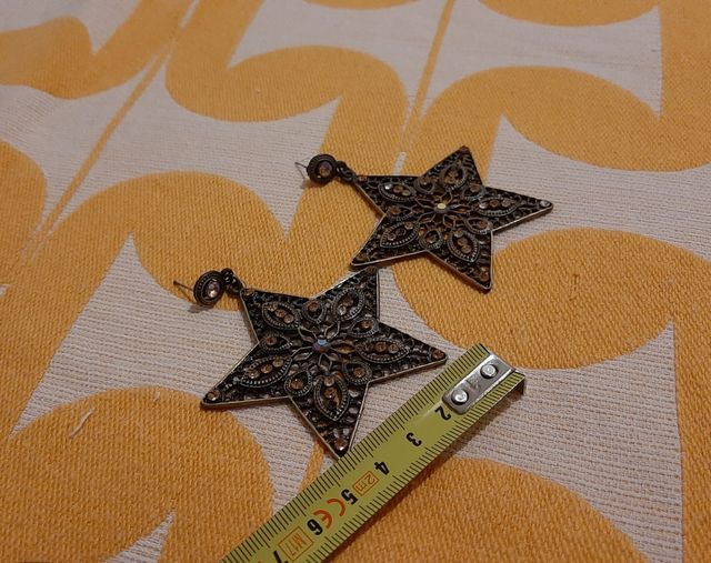 Orecchini alta bigiotteria a forma di stella