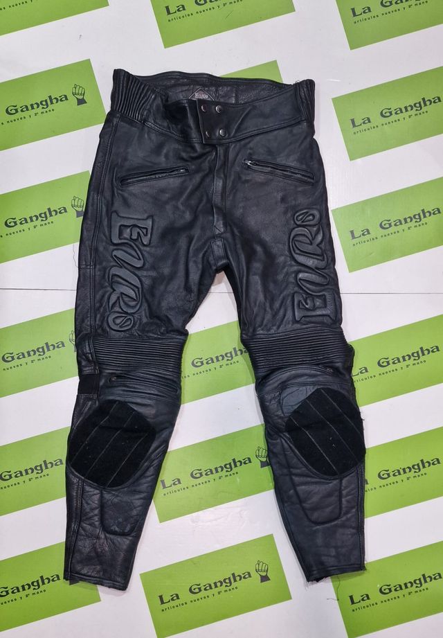 Pantalón Motorista Cuero Enro. Talla 36. 