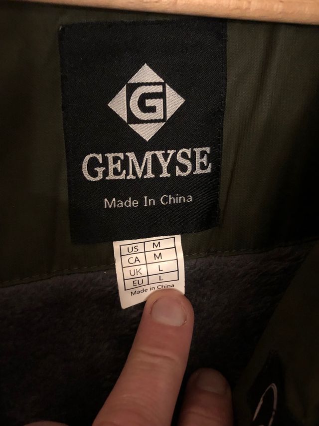 Cazadora invierno Gemyse Talla L