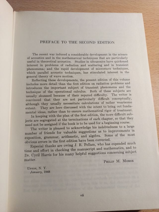Vibration and Sound. Philip M. Morse