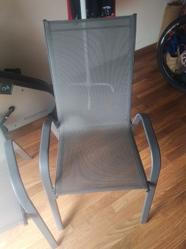 2 Sillas jardín exterior