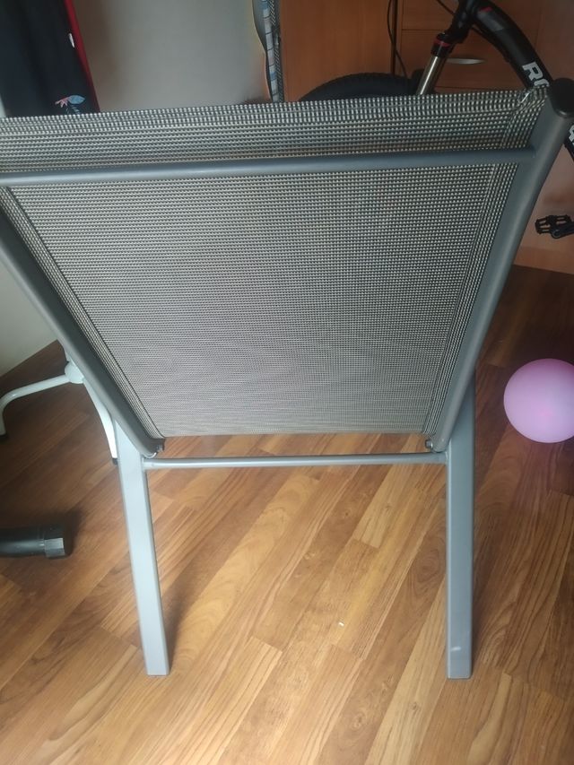 2 Sillas jardín exterior