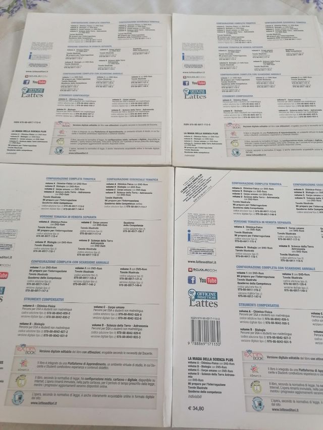 libri di scienza terza media