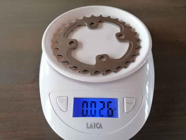 Plato Shimano aluminio 26 dientes