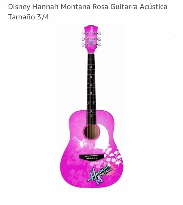 Guitarra acústica Hannah Montana