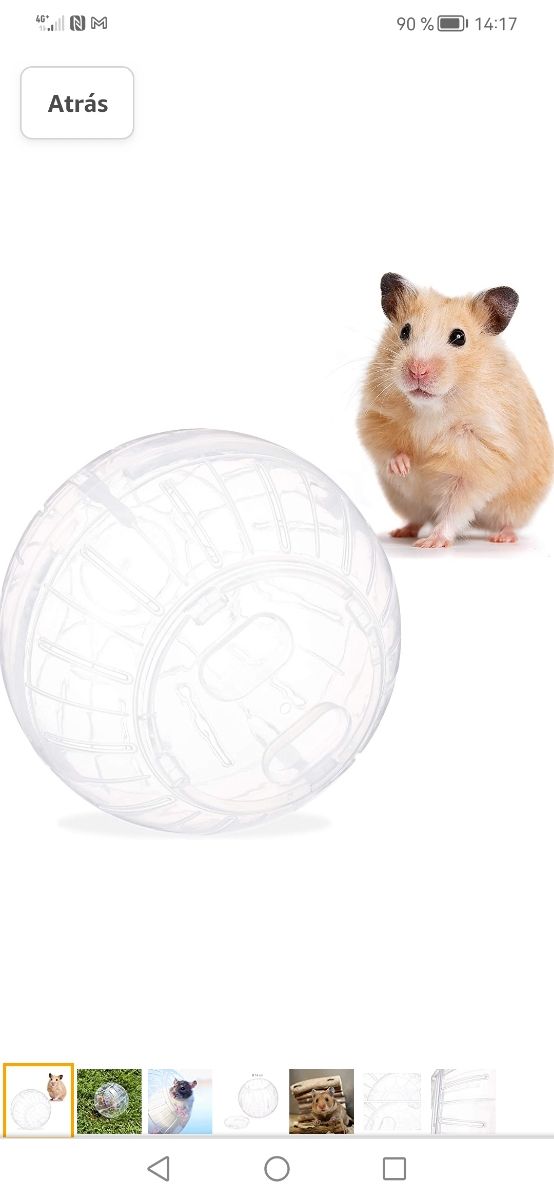 Bola hamster ruso 17,8 cm