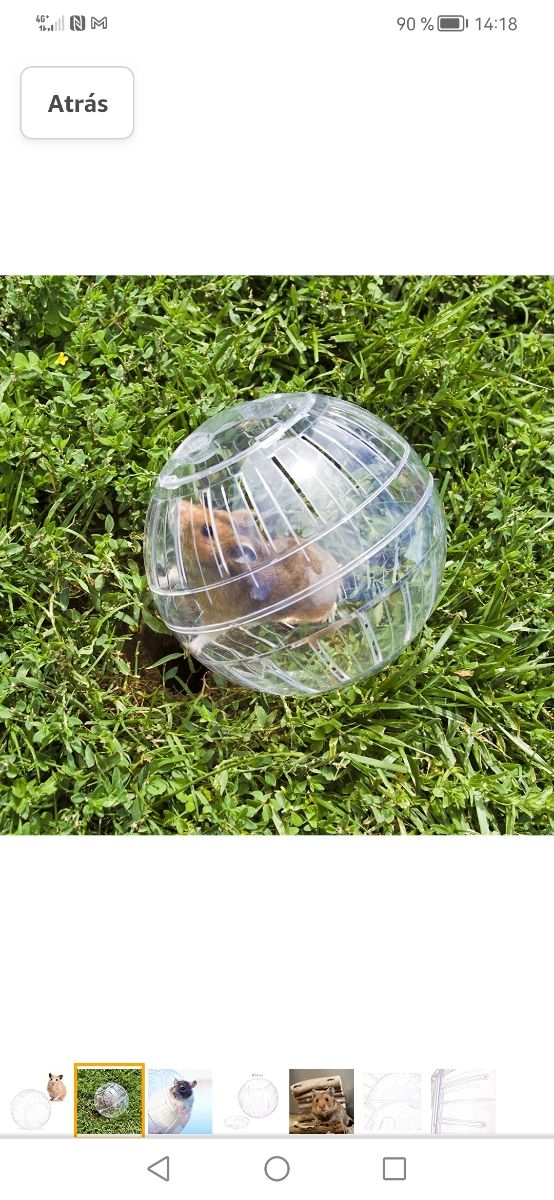 Bola hamster ruso 17,8 cm