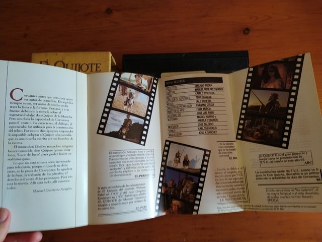 VHS EL Quijote !Seminueva!