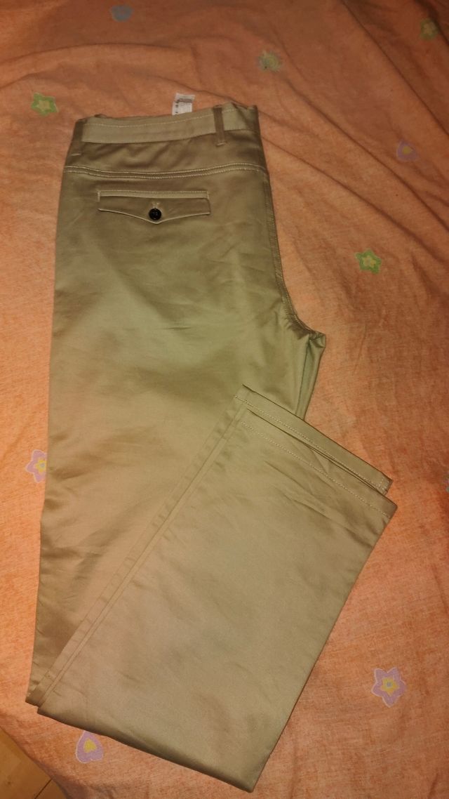 pantalon zara man beige