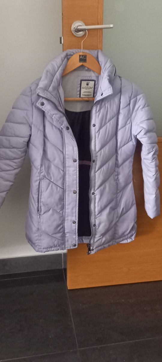 chaqueta de niña color gris