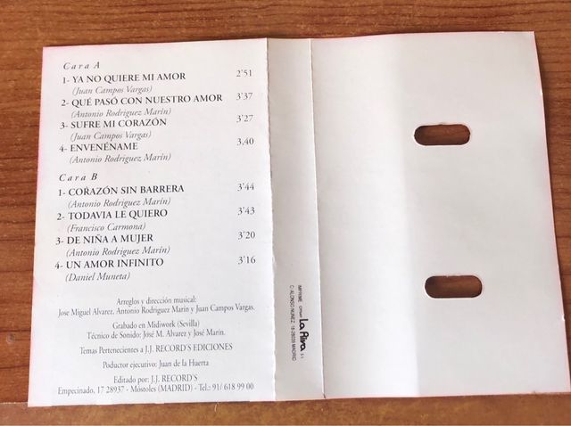 11 casettes tecnorumba