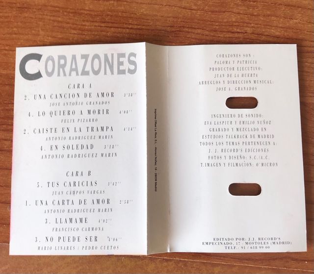 11 casettes tecnorumba