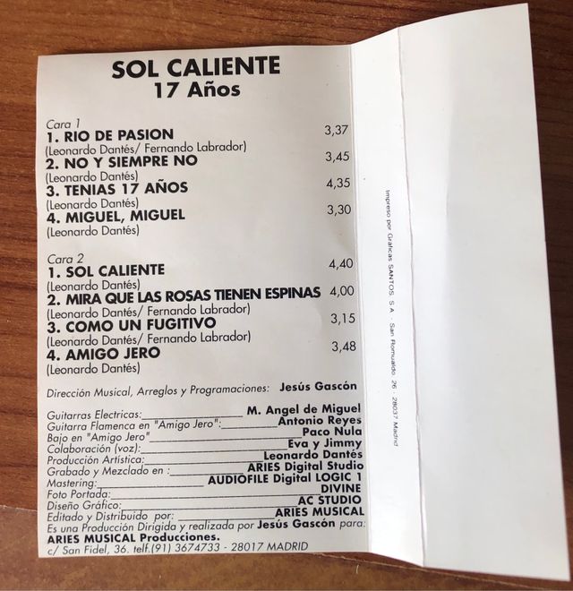 11 casettes tecnorumba