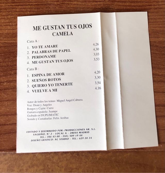 11 casettes tecnorumba