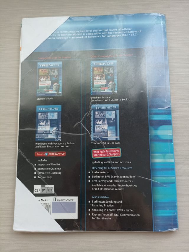 Libro Trends Bachillerato 1 Burlington