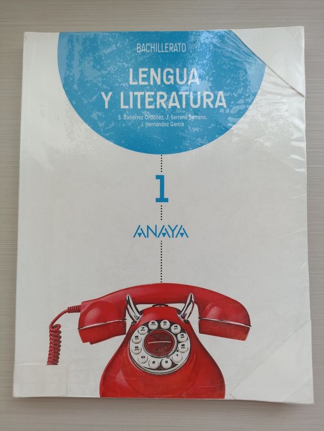 Libro de Lengua y Literatura Bachillerato 1 ANAYA