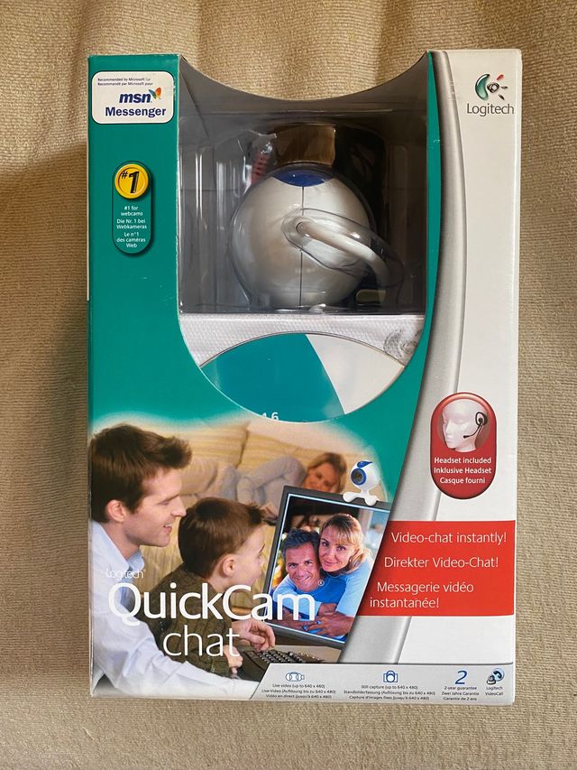 Cámara logitech QuickCam chat