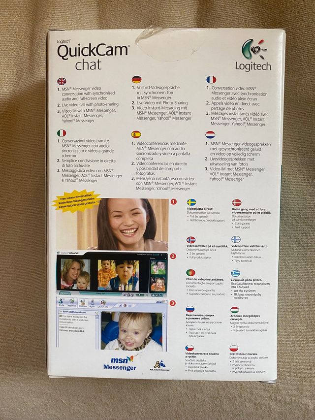 Cámara logitech QuickCam chat