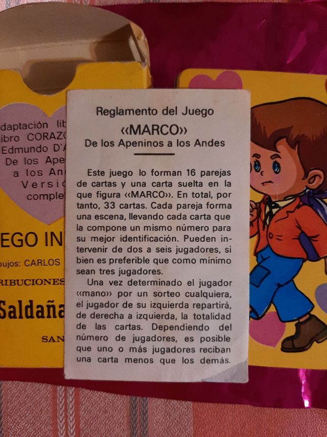 baraja antigua nueva 1976 marcó