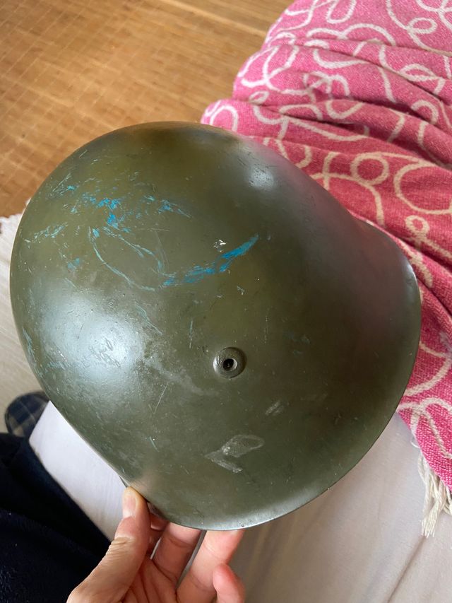 Casco m33 de la época