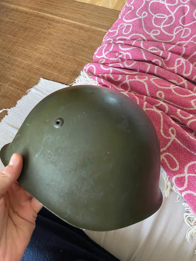 Casco m33 de la época